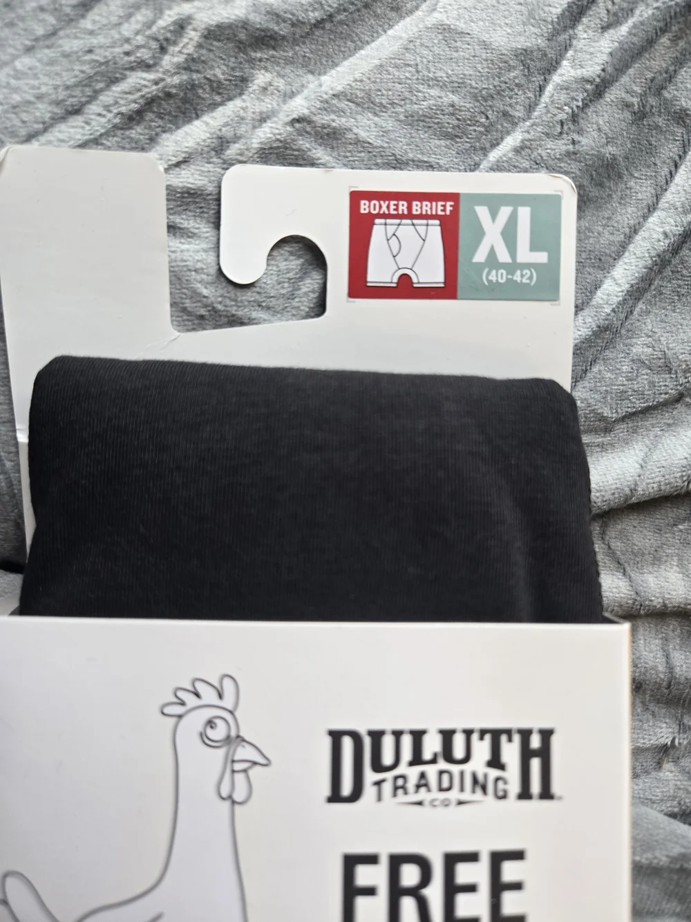 Duluth Trading Co Black Free Range Boxer Briefs XL